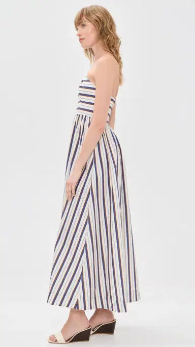 VRG GRL Sylvie Midi Dress Stripe | Thumbnail 4 VRG GRL Sylvie Midi Dress Stripe | Thumbnail 4
