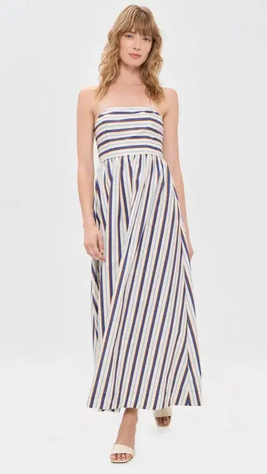 VRG GRL Sylvie Midi Dress Stripe | Thumbnail 5 VRG GRL Sylvie Midi Dress Stripe | Thumbnail 5