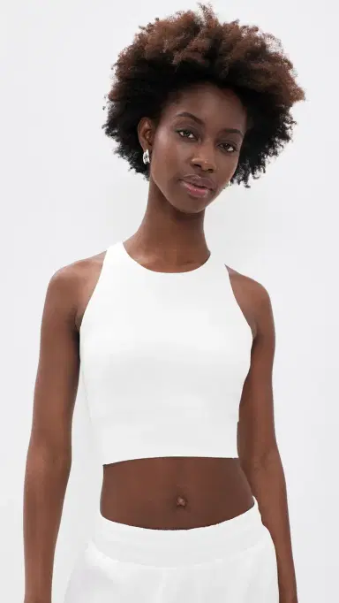 Rhone Revive Longline Bra Snow White | Thumbnail 2