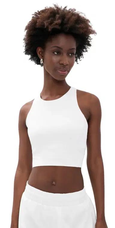 Rhone Revive Longline Bra Snow White | Thumbnail 1