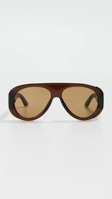Le Specs Dream Boat Sunglasses Cocoa One Size | Thumbnail 2