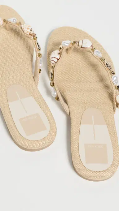 Dolce Vita Kysha Sandals Natural Raffia | Thumbnail 4