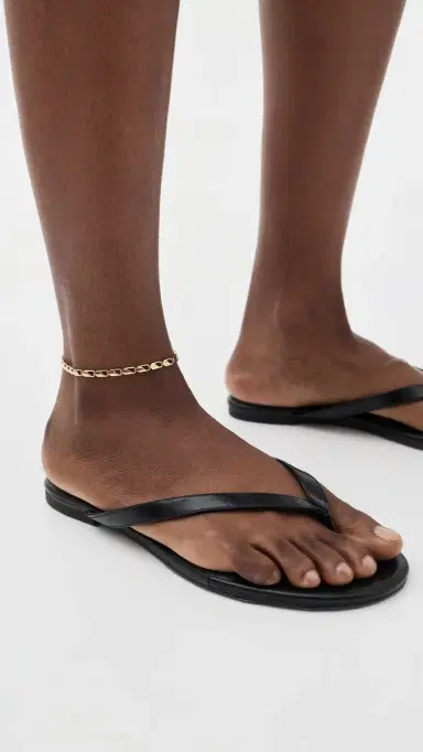 Jenny Bird Kate Anklet High Polish Gold M | Thumbnail 3
