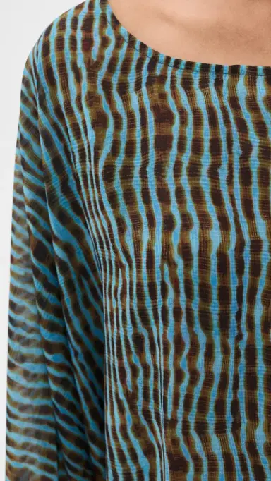 Staud Nour Mini Coverup Dress Tidal Shell M/L | Thumbnail 6