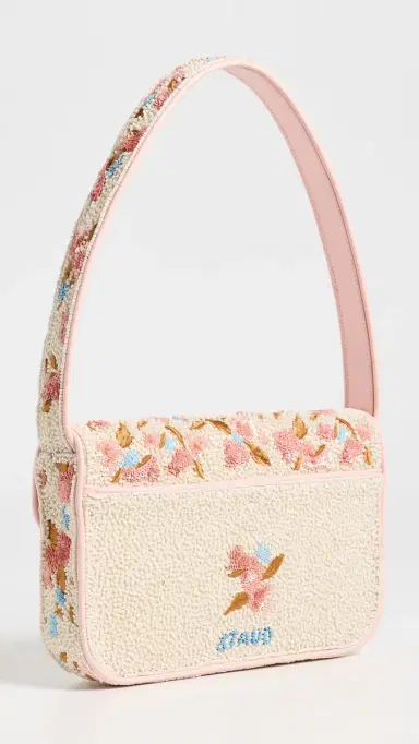 Staud Tommy Beaded Shoulder Bag Spring Day One Size | Thumbnail 4 Staud Tommy Beaded Shoulder Bag Spring Day One Size | Thumbnail 4