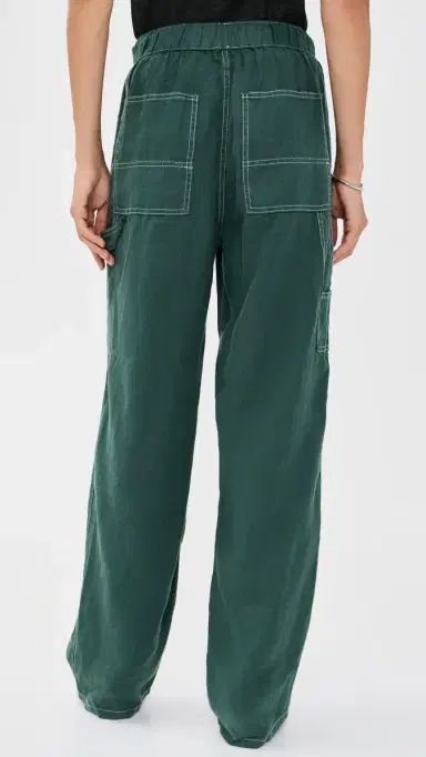 rag & bone Atlas inen Pants Forest | Thumbnail 3