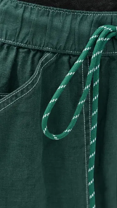 rag & bone Atlas inen Pants Forest | Thumbnail 6