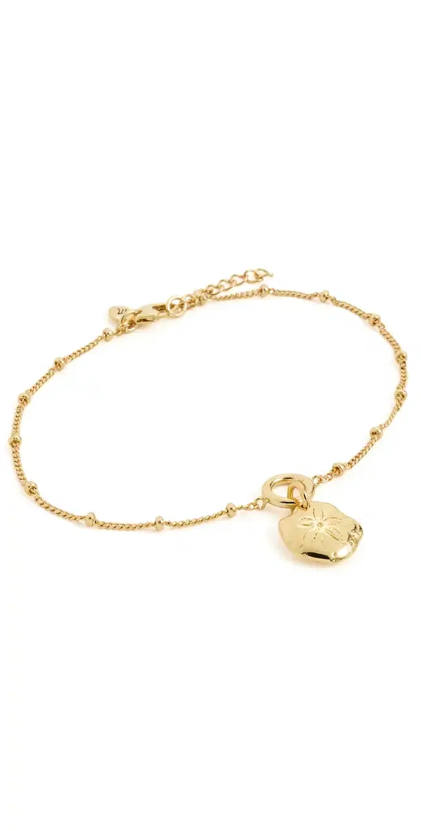 Madewell Sanddollar Anklet Antique Gold One Size