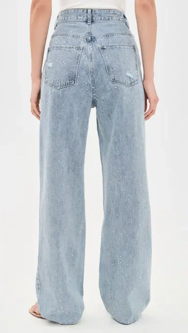 LIONESS Diamante Jeans Light Denim | Thumbnail 3 LIONESS Diamante Jeans Light Denim | Thumbnail 3