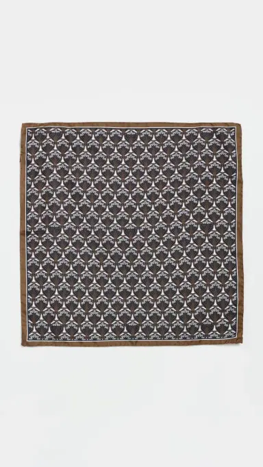 LIBERTY Iphis Silk Scarf Tan One Size | Thumbnail 4