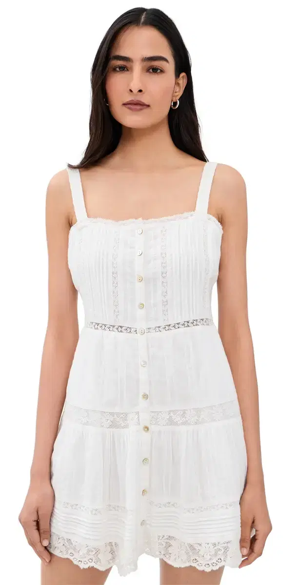 Charlize Dress Optic White