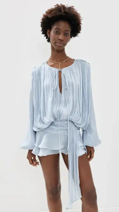 LIONESS Elements Mini Dress Baby Blue | Thumbnail 2 LIONESS Elements Mini Dress Baby Blue | Thumbnail 2