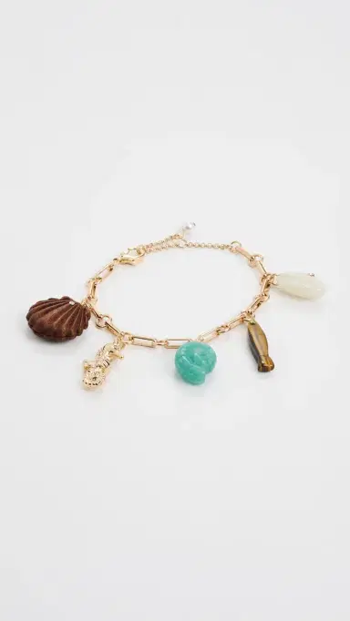 BaubleBar All At Sea Charm Bracelet Multi One Size | Thumbnail 2