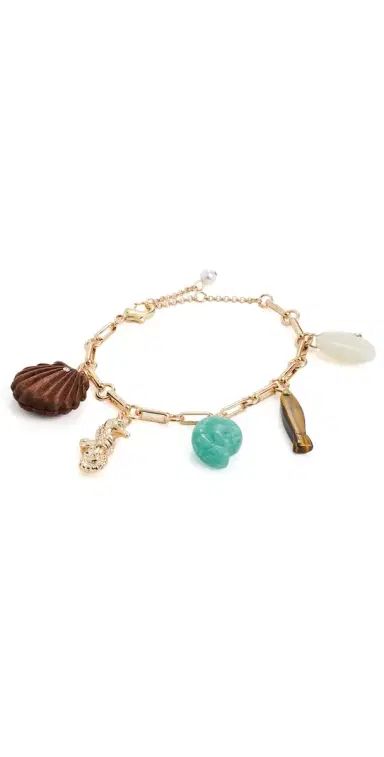 BaubleBar All At Sea Charm Bracelet Multi One Size | Thumbnail 1