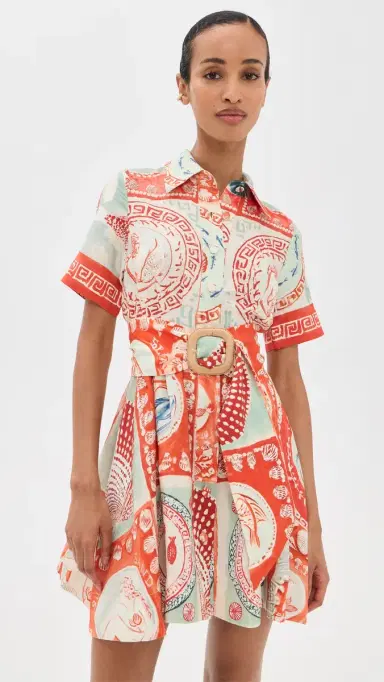 HUNTER BELL Liza Dress Lost At Sea 0 | Thumbnail 2