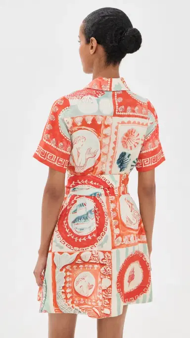 HUNTER BELL Liza Dress Lost At Sea 0 | Thumbnail 3
