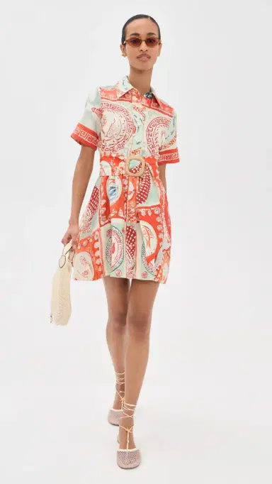 HUNTER BELL Liza Dress Lost At Sea 0 | Thumbnail 5