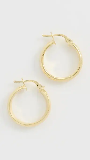 SHASHI The Signature Hoops Gold One Size | Thumbnail 2