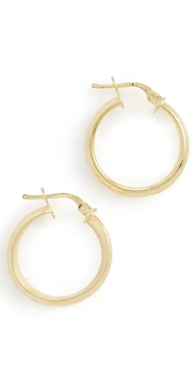 SHASHI The Signature Hoops Gold One Size | Thumbnail 1