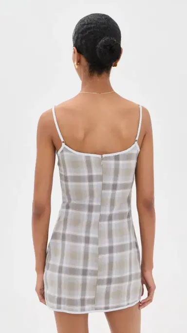 Lioness Voyage Mini Dress ASH PLAID | Thumbnail 3