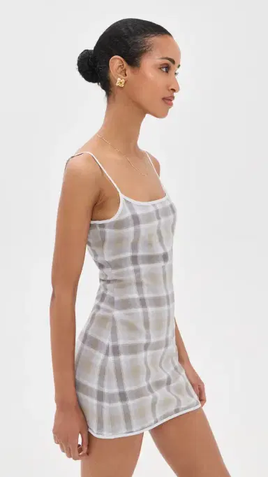 Lioness Voyage Mini Dress ASH PLAID | Thumbnail 4