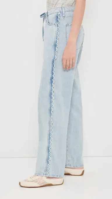 rag & bone Featherweight Phoebe Drawstring Jeans Alscallop | Thumbnail 5