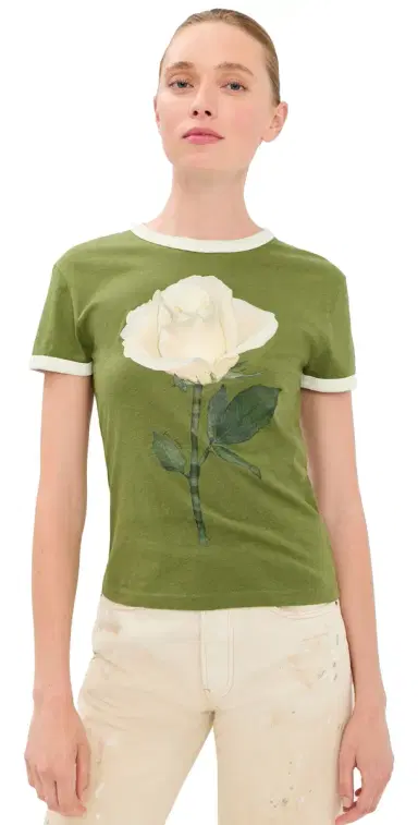 Acne Studios Rose Tee | Thumbnail 1 Acne Studios Rose Tee | Thumbnail 1