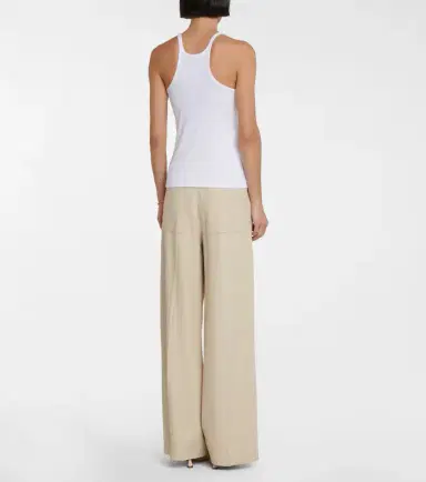 Toteme Cotton-blend racerback tank top | Thumbnail 2