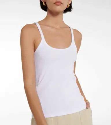 Toteme Cotton-blend racerback tank top | Thumbnail 5