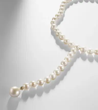 Sophie Bille Brahe La Belle 14kt gold necklace with pearls | Thumbnail 6