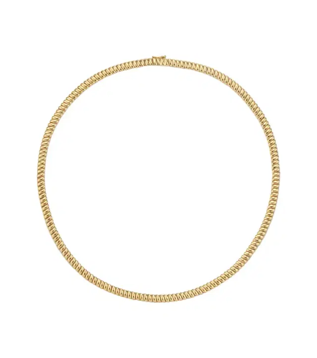 Zoe Thin 18kt gold choker