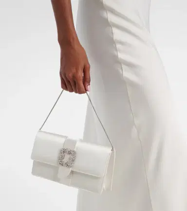 Manolo Blahnik Capri embellished satin clutch | Thumbnail 4 Manolo Blahnik Capri embellished satin clutch | Thumbnail 4