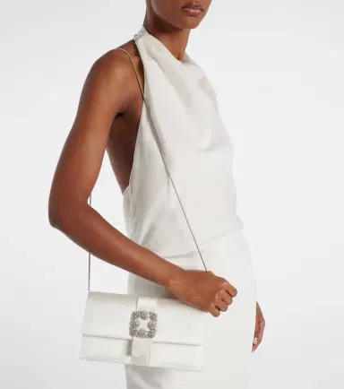 Manolo Blahnik Capri embellished satin clutch | Thumbnail 6 Manolo Blahnik Capri embellished satin clutch | Thumbnail 6