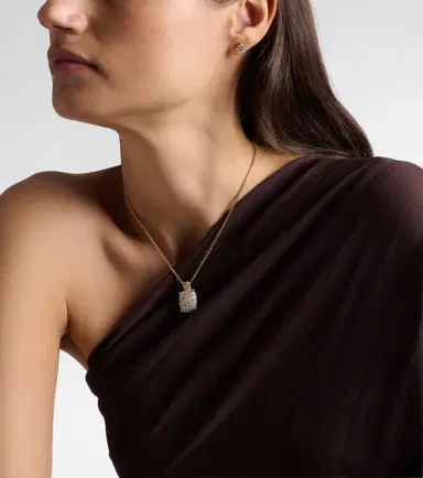 David Yurman Châtelaine 18kt gold pendant necklace with diamonds | Thumbnail 2 David Yurman Châtelaine 18kt gold pendant necklace with diamonds | Thumbnail 2