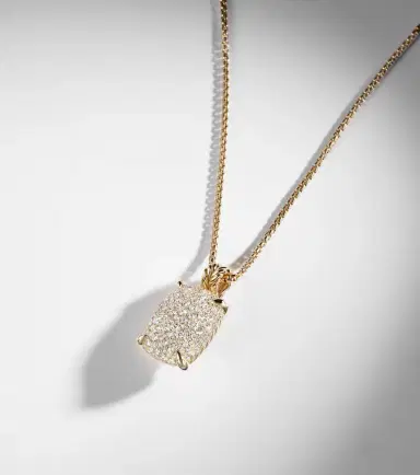 David Yurman Châtelaine 18kt gold pendant necklace with diamonds | Thumbnail 6 David Yurman Châtelaine 18kt gold pendant necklace with diamonds | Thumbnail 6