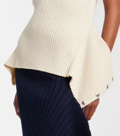 Stella McCartney Ribbed-knit cotton top | Thumbnail 5