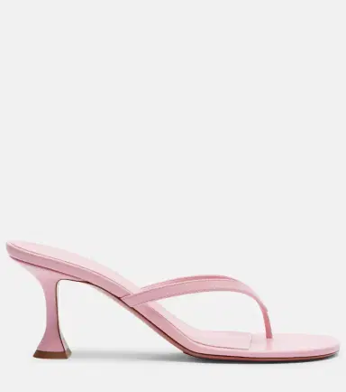 Amina Muaddi Juliette leather thong sandals | Thumbnail 3 Amina Muaddi Juliette leather thong sandals | Thumbnail 3