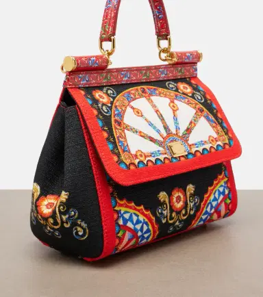 Dolce & Gabbana Sicily Medium printed top-handle bag | Thumbnail 4 Dolce & Gabbana Sicily Medium printed top-handle bag | Thumbnail 4