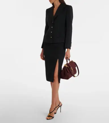 Dolce & Gabbana Sicily Medium suede top-handle bag | Thumbnail 5 Dolce & Gabbana Sicily Medium suede top-handle bag | Thumbnail 5