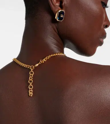 Dolce & Gabbana Carretto embellished pendant necklace | Thumbnail 4