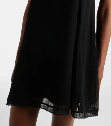 Posse Priscilla lace-trimmed silk minidress | Thumbnail 3 Posse Priscilla lace-trimmed silk minidress | Thumbnail 3