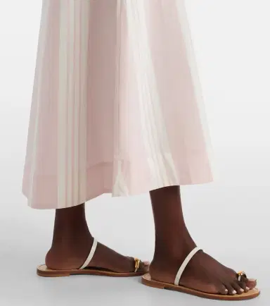 Posse Rosie striped cotton midi dress | Thumbnail 5