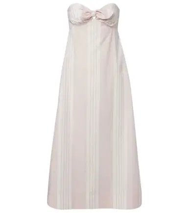 Posse Rosie striped cotton midi dress | Thumbnail 1