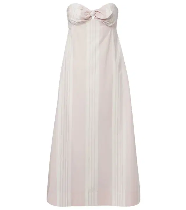 Rosie striped cotton midi dress