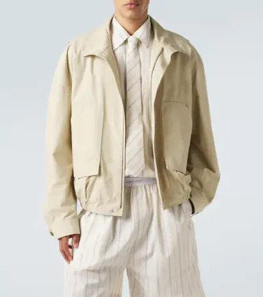Calvin Klein Collection Donald cotton blouson jacket | Thumbnail 2 Calvin Klein Collection Donald cotton blouson jacket | Thumbnail 2