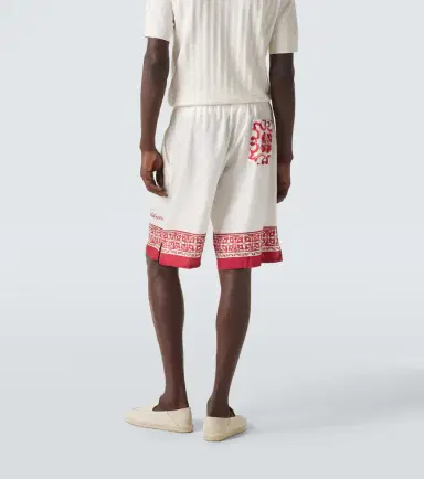 Dolce & Gabbana Majolica silk twill jacquard Bermuda shorts | Thumbnail 6 Dolce & Gabbana Majolica silk twill jacquard Bermuda shorts | Thumbnail 6