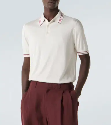 Dolce & Gabbana DG silk polo shirt | Thumbnail 5