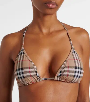 Burberry Check triangle bikini | Thumbnail 4