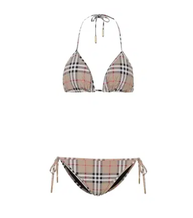 Burberry Check triangle bikini | Thumbnail 1