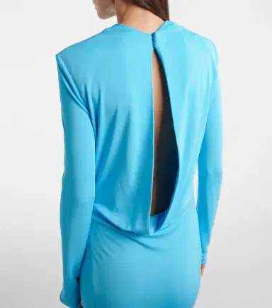 Tom Ford Open-back crêpe jersey gown | Thumbnail 3 Tom Ford Open-back crêpe jersey gown | Thumbnail 3